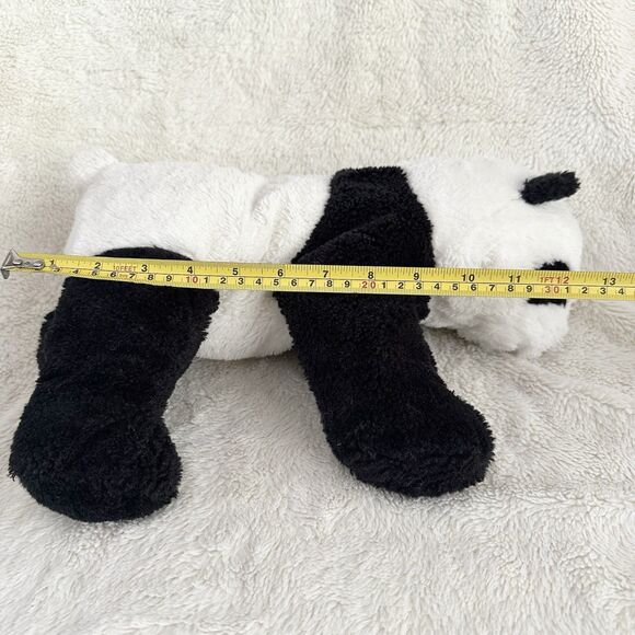Ikea 12" Kramig Panda Bear Black White Stuffed Animal Plush Cut Tag - Picture 5 of 5
